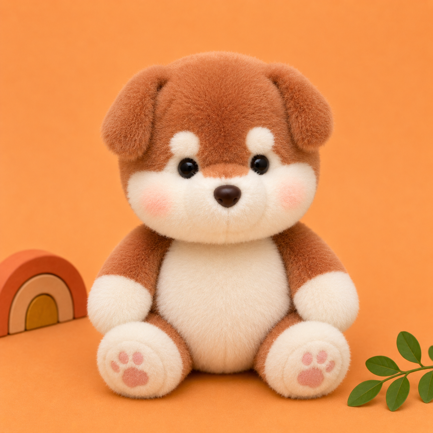 Mojibricks 45CM Copper the Husky-Bear Plush Toy – Giant Ultra-Soft Cloud-Touch Stuffed Animal – Large Cuddle Companion for Ages 4+