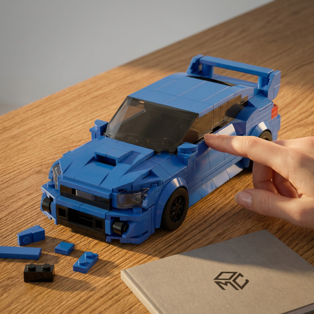 Subaru WRX STI World Rally Blue - MOC Building Kit