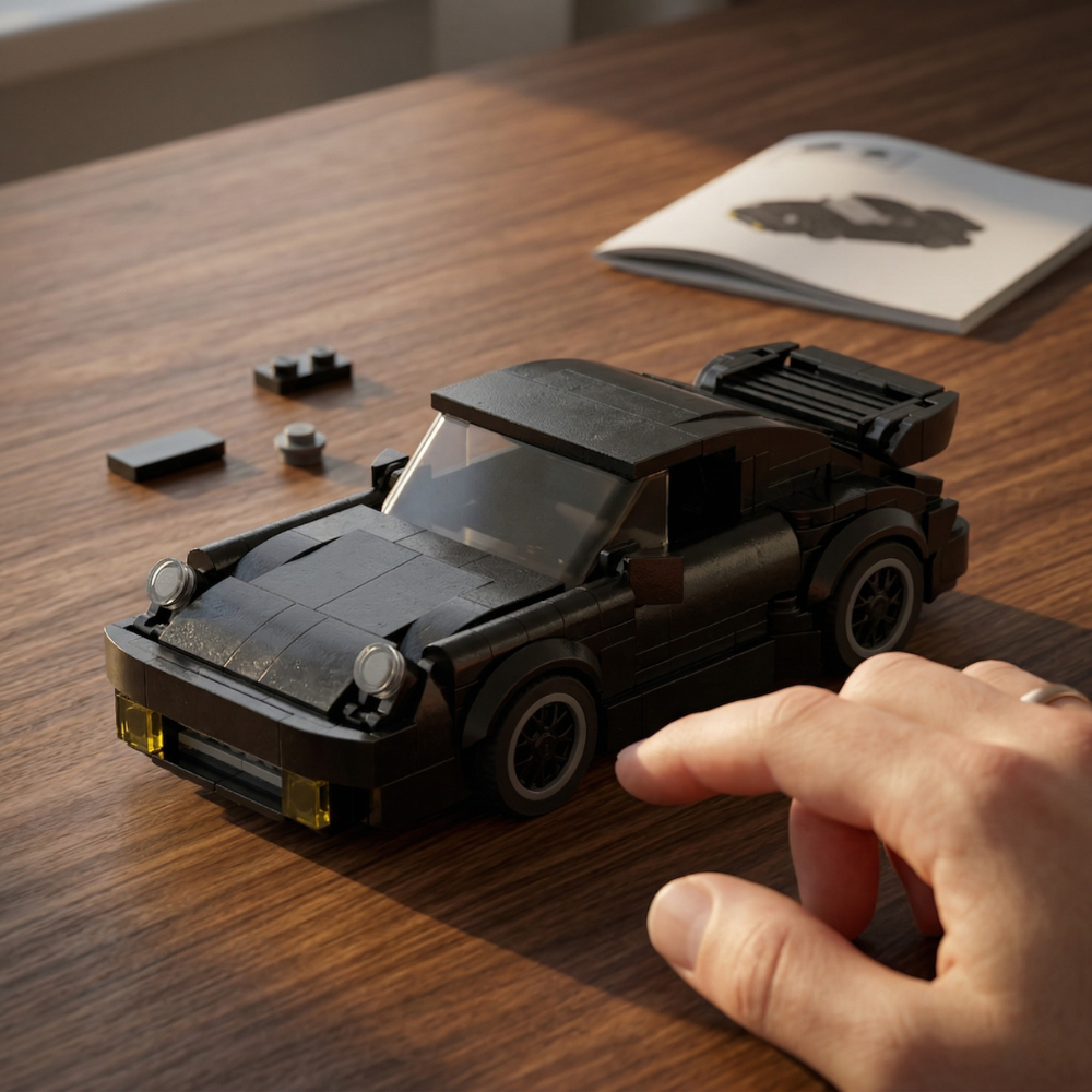 Porsche 911 Turbo Blackbird - MOC Building Kit