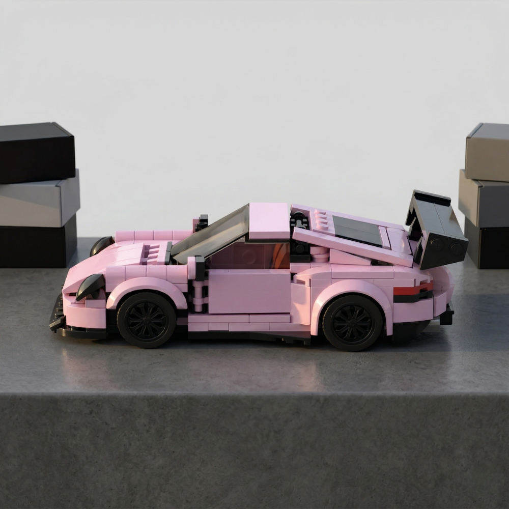 Porsche GT3 RS Pink Edition - MOC Building Kit