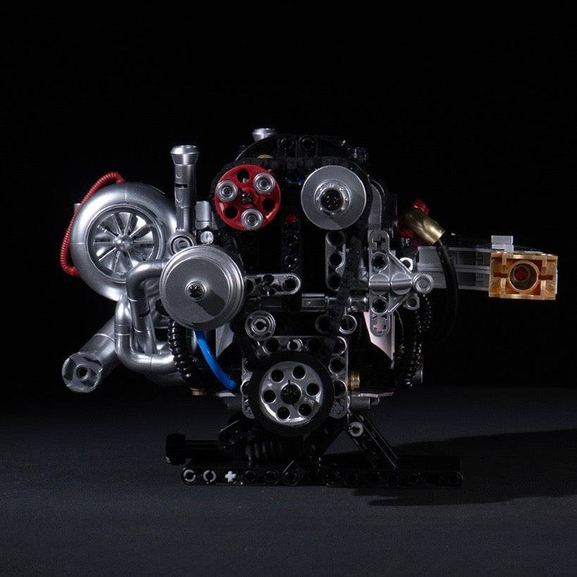 Motorized 2JZ Engine Model | 1078 Pieces