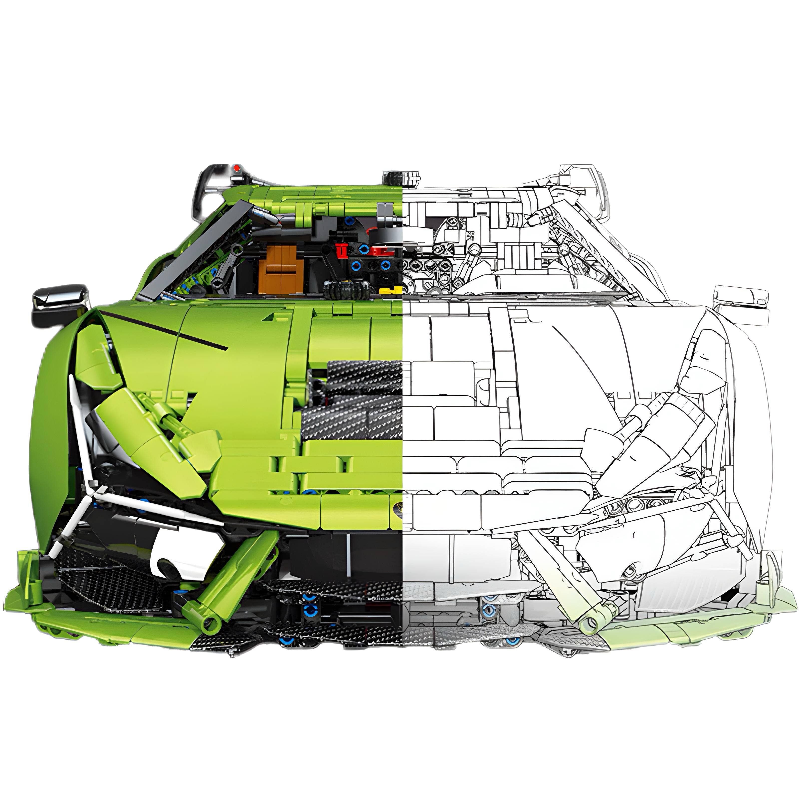 Ultimate Car Model: 6627 Pieces - The Largest Ever!