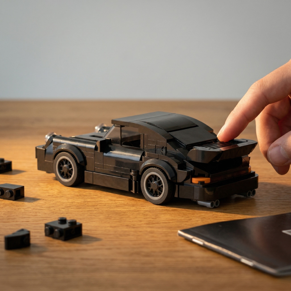 Porsche 911 Turbo Blackbird (Wangan Midnight) - MOC Building Kit