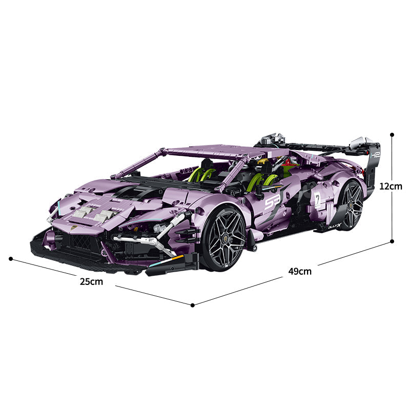 Italian Hybrid Supercar Model Kit | 2074 Pieces