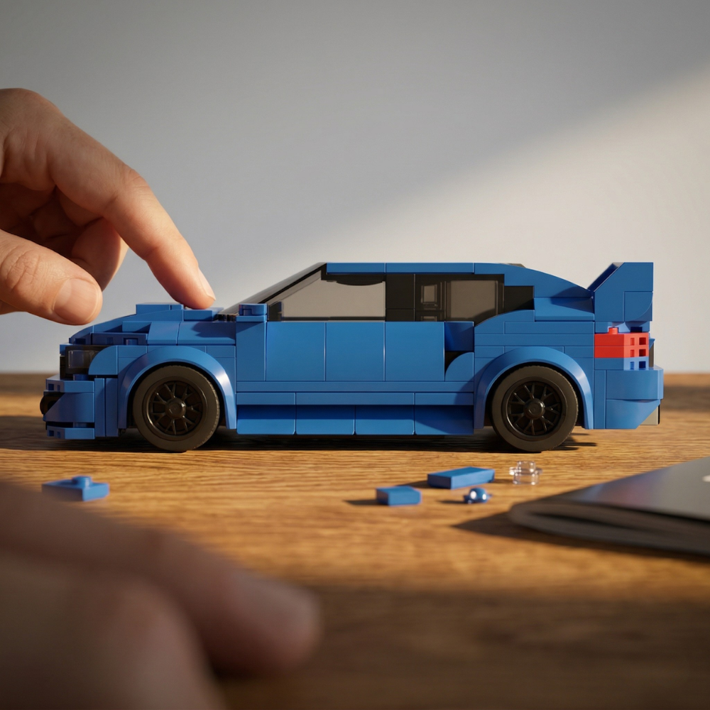 Subaru WRX STI World Rally Blue - MOC Building Kit