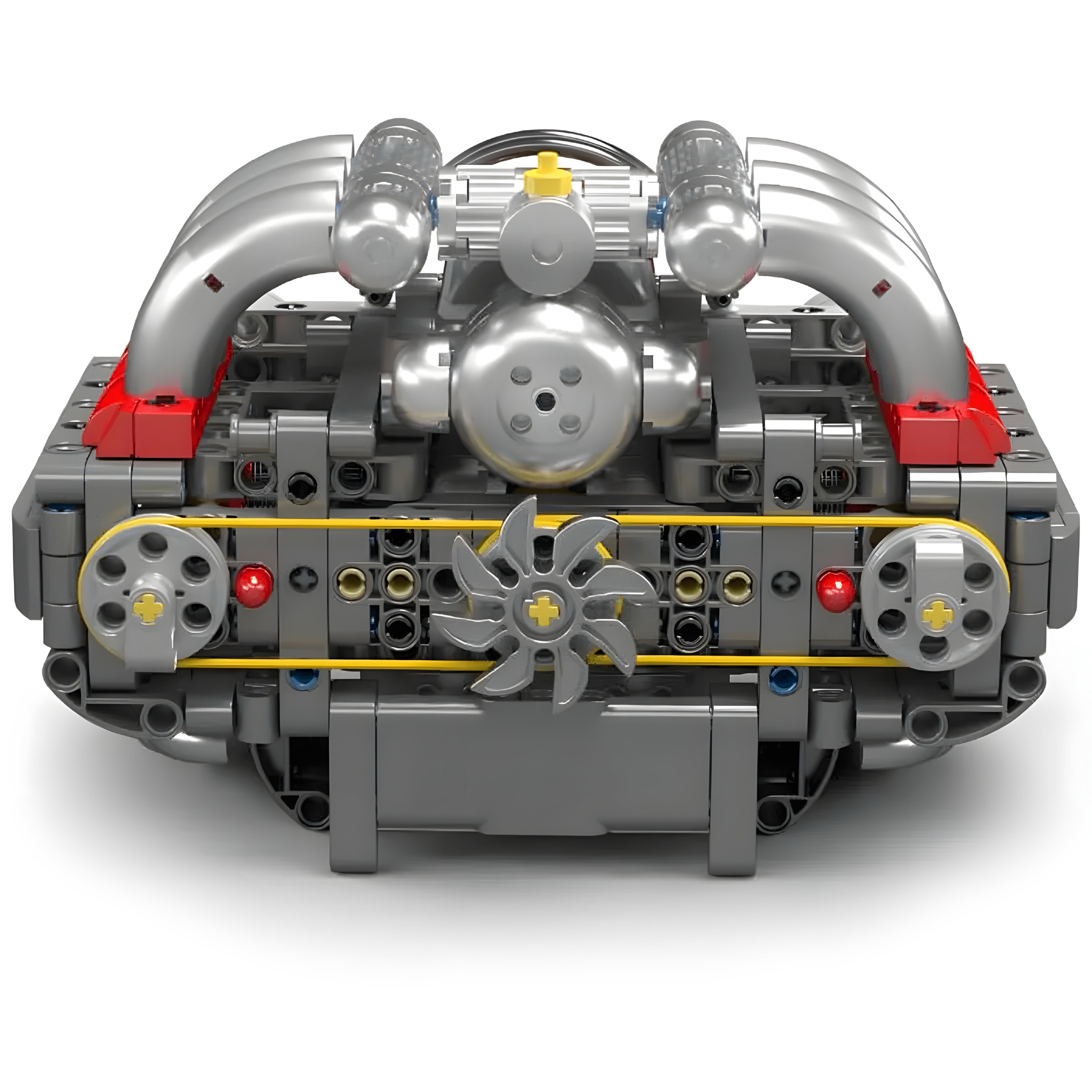 Motorized 6-Cylinder Engine Kit | 608 Pieces