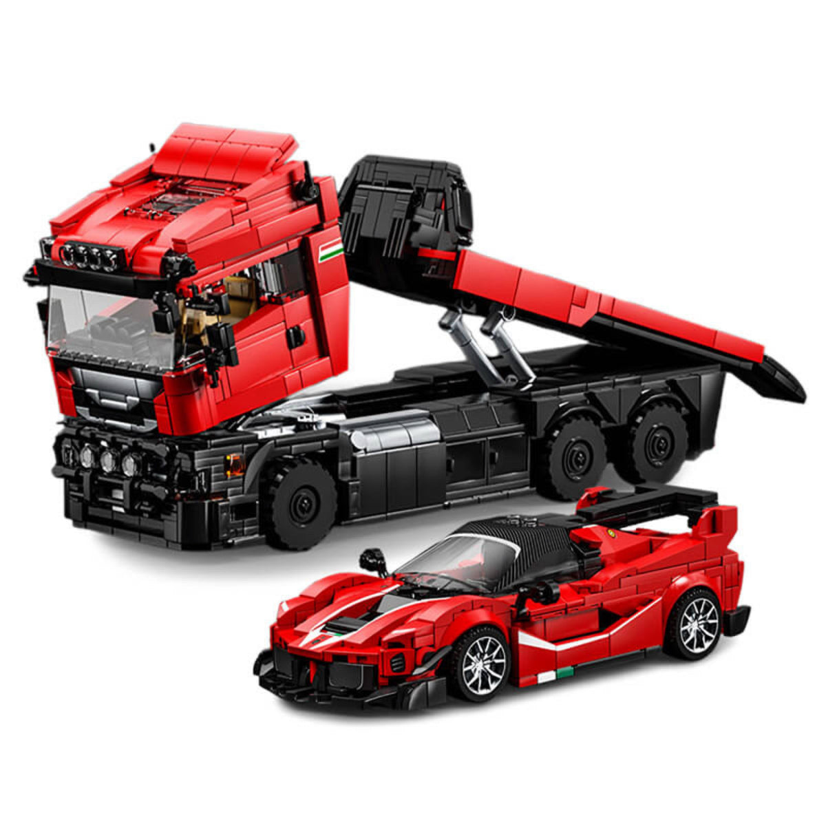Italian Hypercar Transporter Set | 1728 Pieces