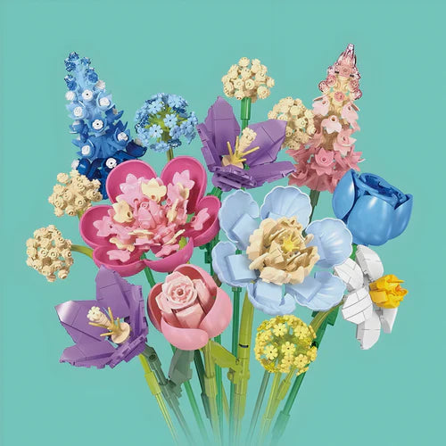 Flower Bouquet Set | 866 Pieces