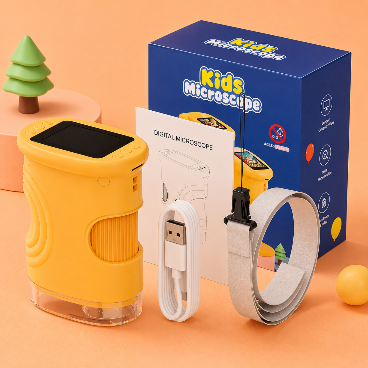 Kids Digital Microscope Camera