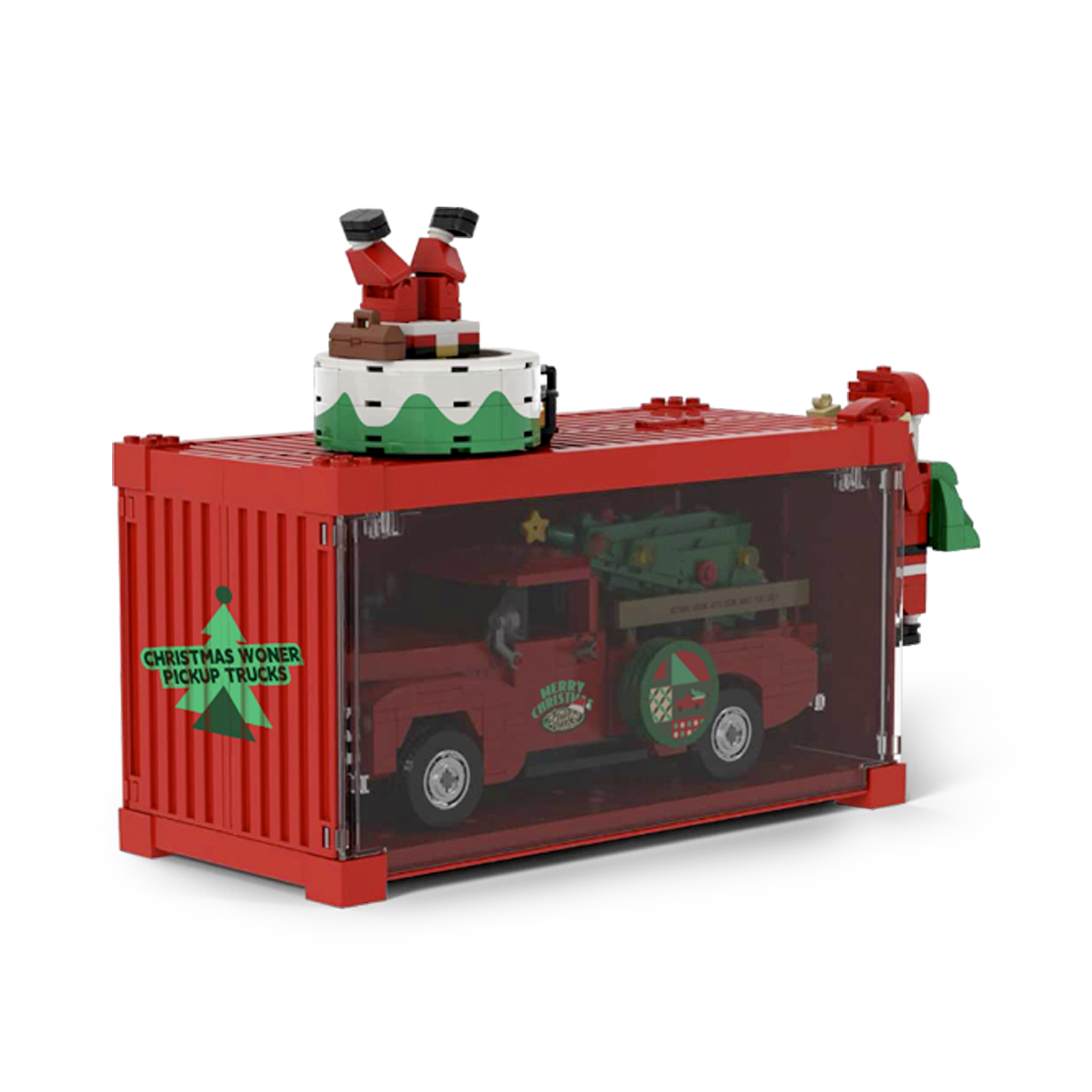 Christmas Pickup Truck | 612pcs