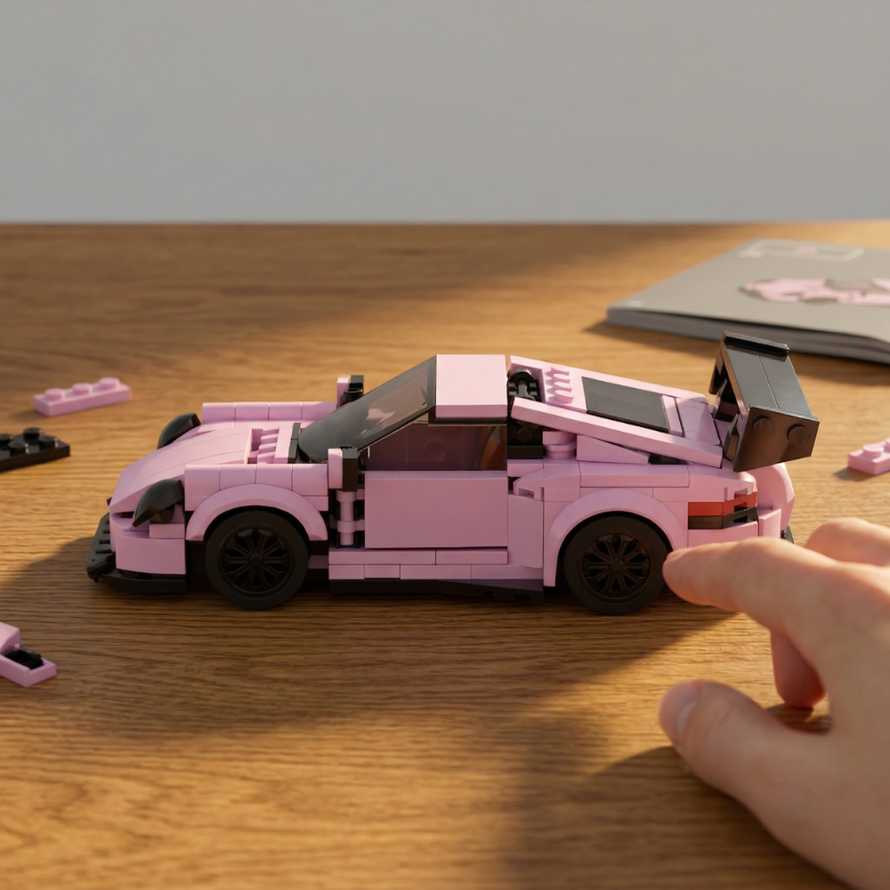 Porsche GT3 RS Pink Edition - MOC Building Kit