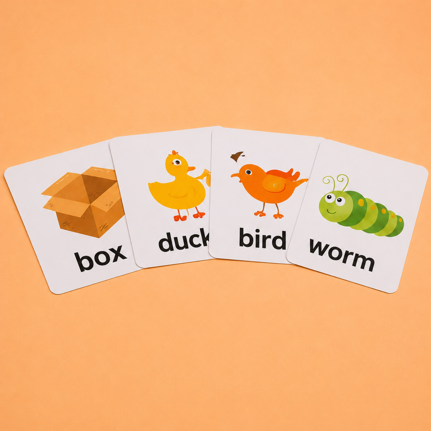 Montessori Wooden Spelling Game – Kids Word Builder Learning Toy with Flash Cards – Hands-On Literacy & Phonics Game – Educational Gift for Ages 3+