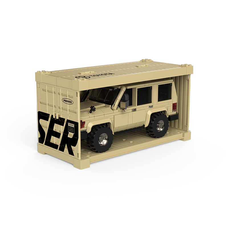 Toyota Land Cruiser Model Kit | 482 Pieces