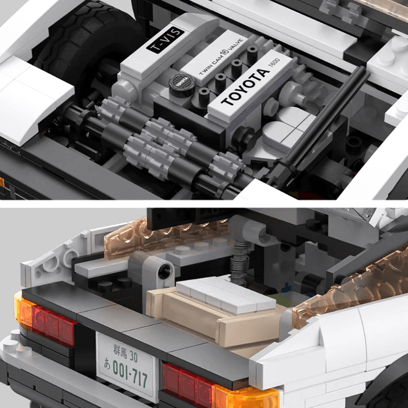 Remote-Controlled Initial D AE86 - 1233 Pieces