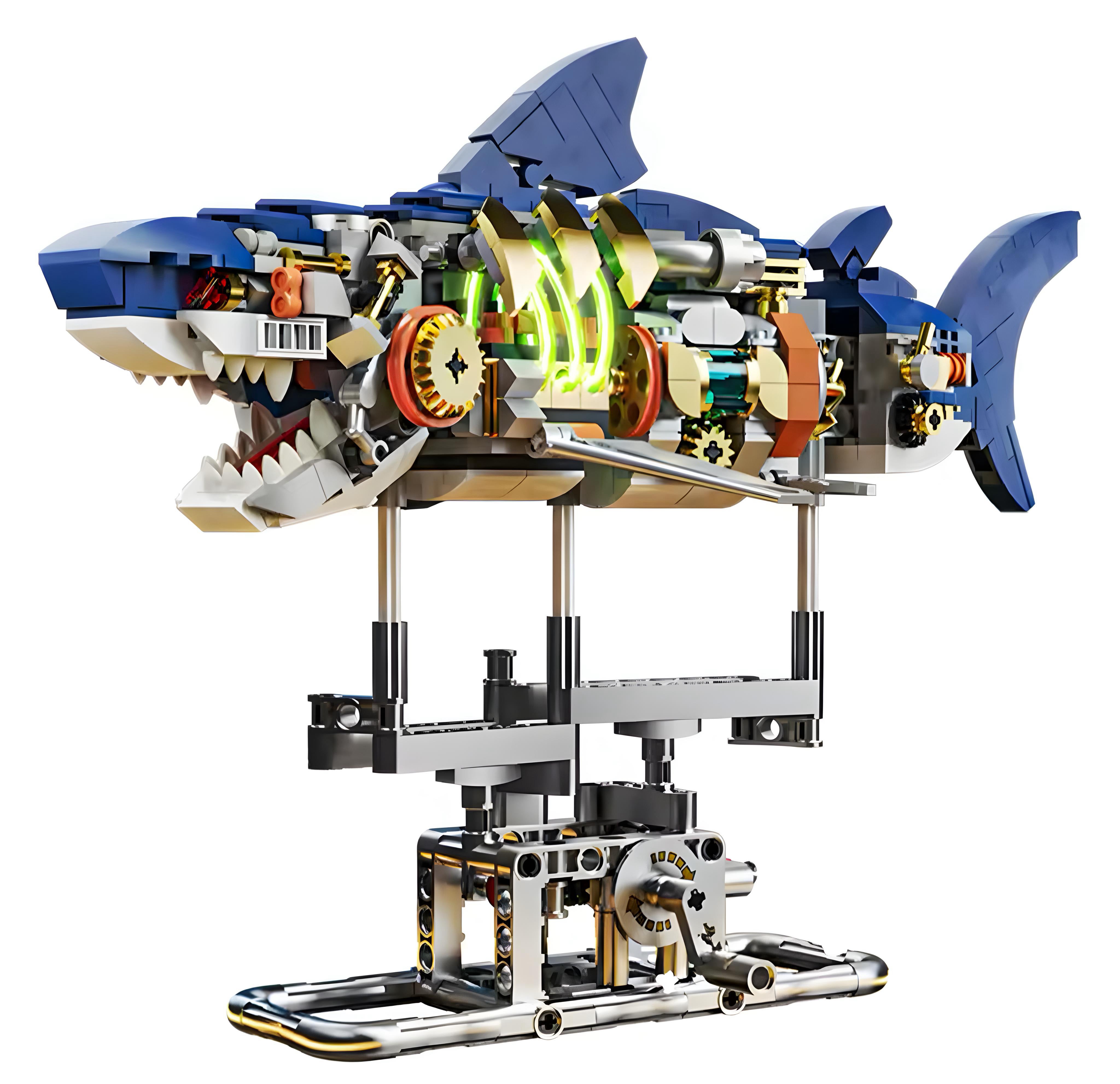 Mechanical Shark Model Kit | 692 Pieces