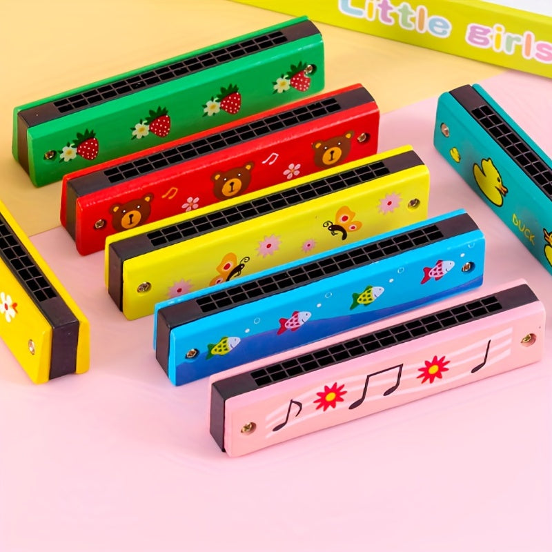 Make Music Magical with the Colorful 16-Hole Harmonica – A Fun & Easy Musical Toy for Kids and Beginners