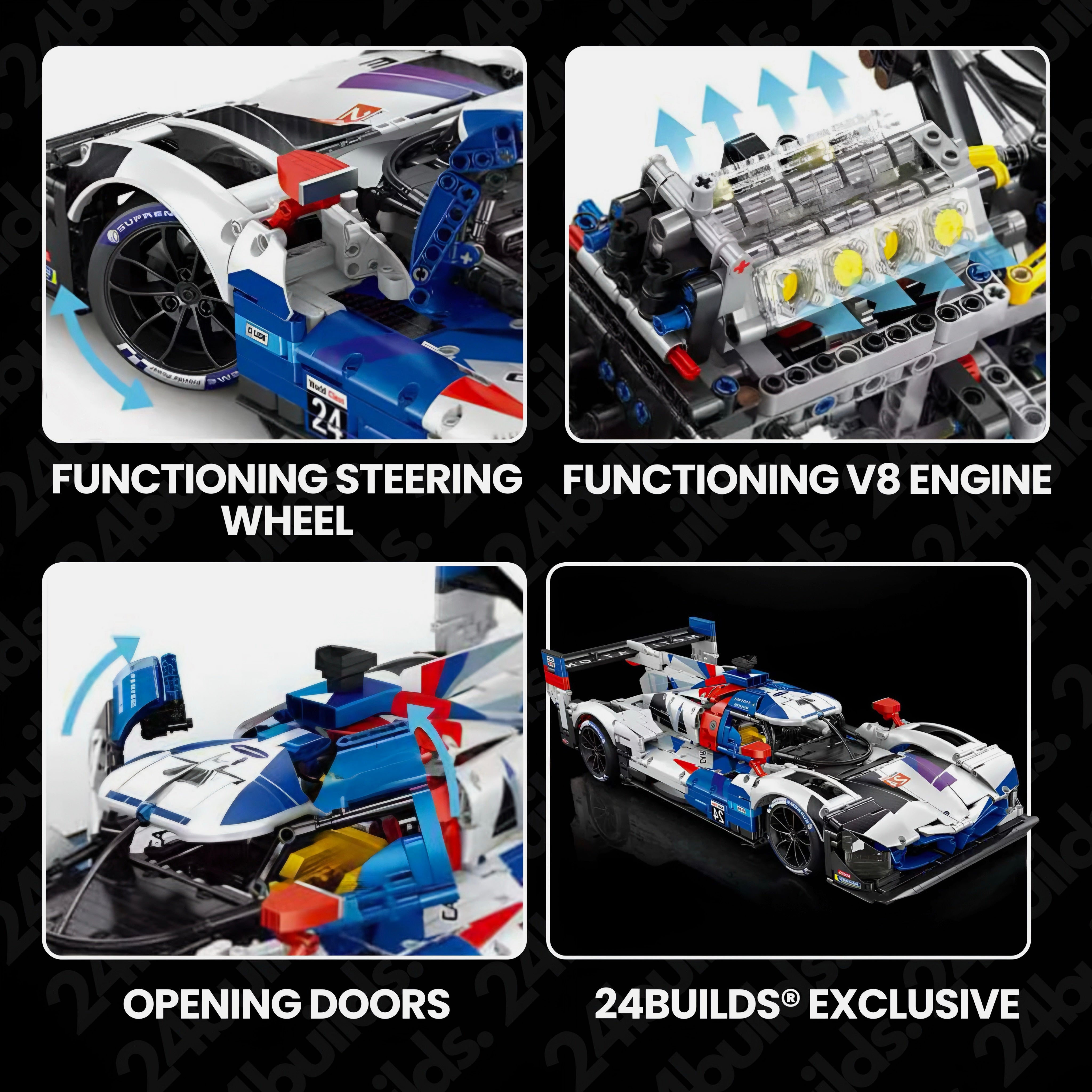 Ultimate German Endurance Prototype Model | 3508 Pieces