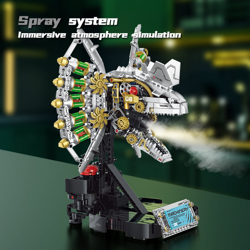 Cyber DinoMecha Head Building Set | 954 Pieces