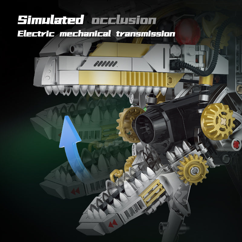 Cyber DinoMecha Head Building Set | 954 Pieces