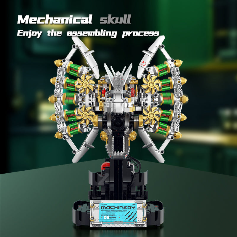 Cyber DinoMecha Head Building Set | 954 Pieces