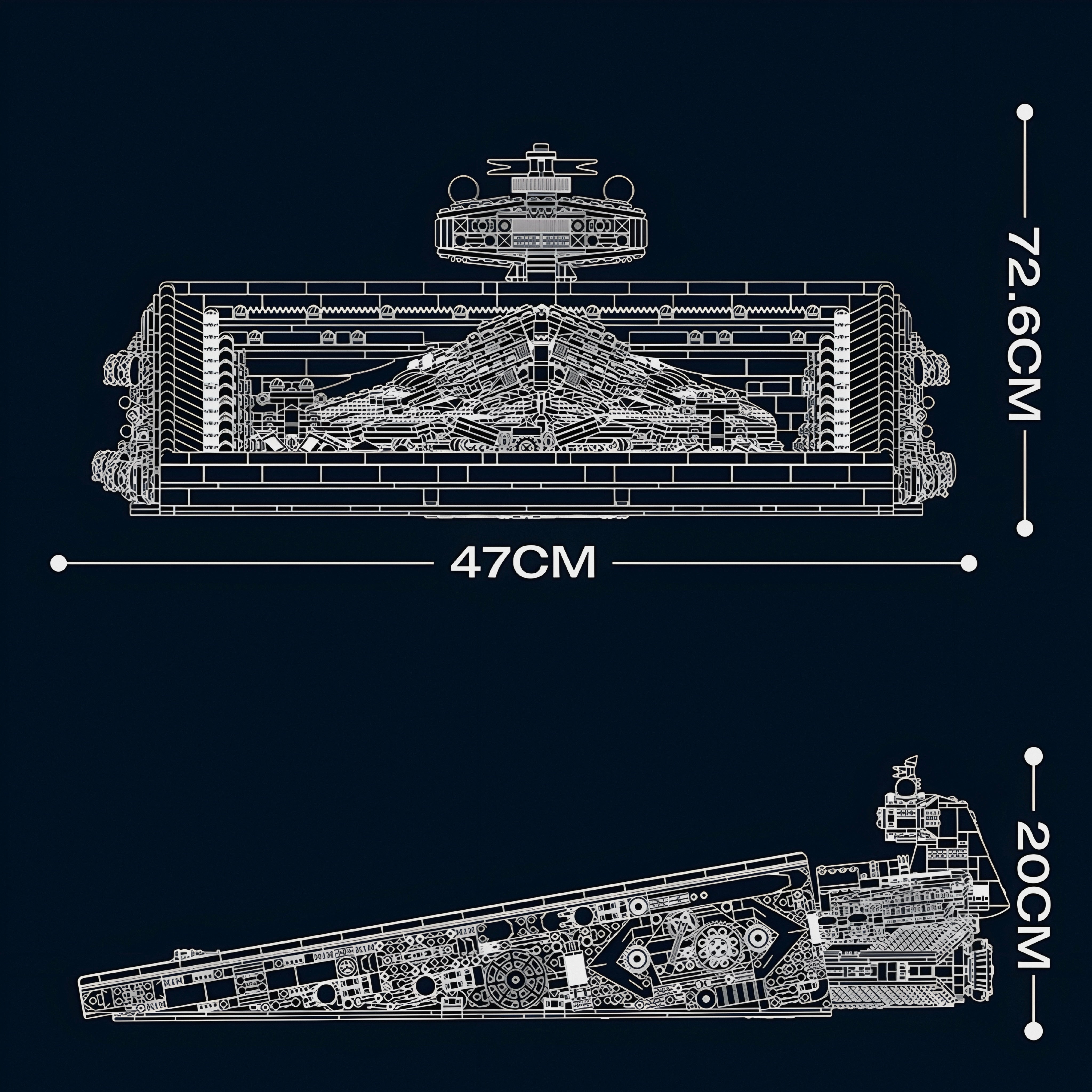 Ultimate Intergalactic Warship Set | 5968 Pieces
