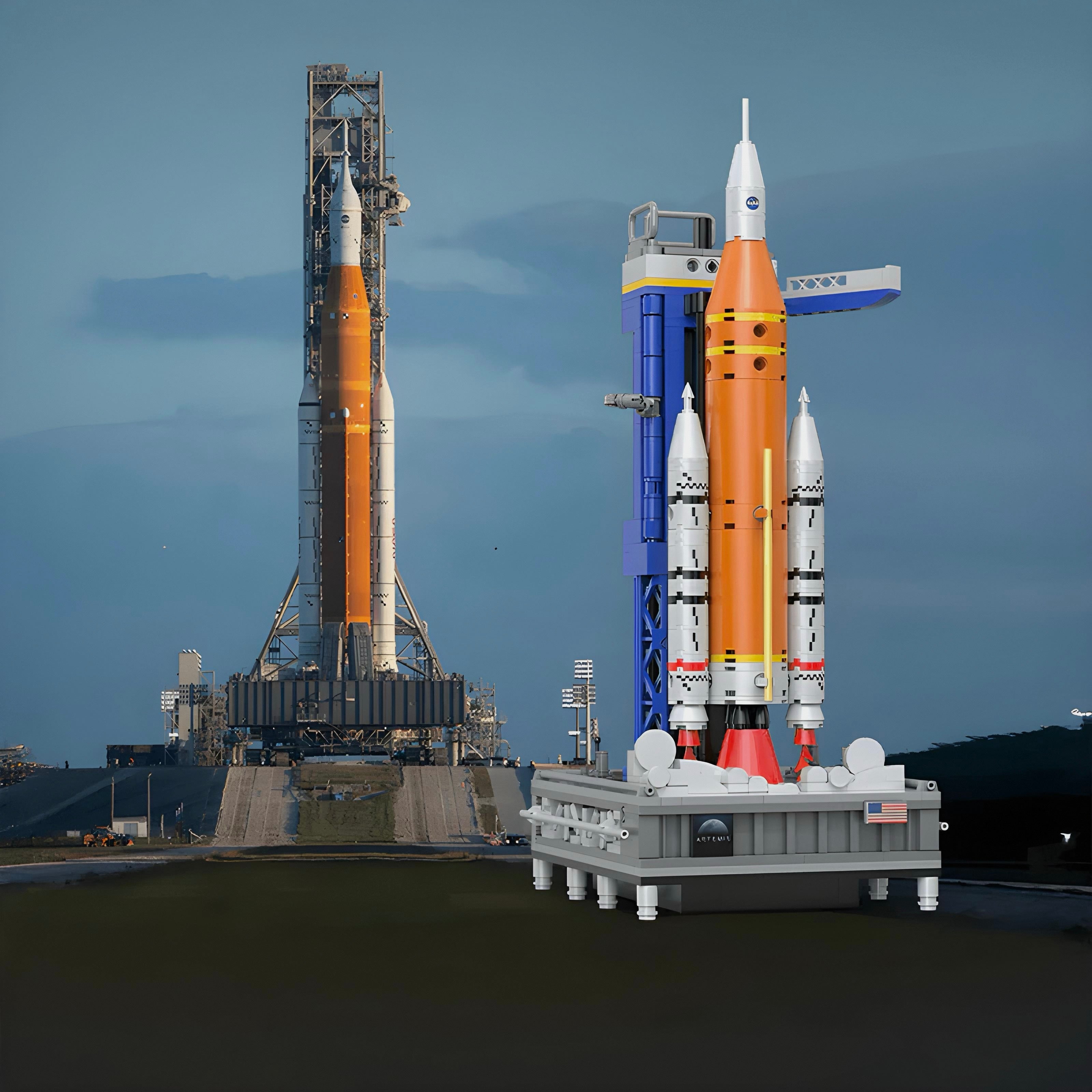 SLS Artemis Rocket Model Kit | 658 Pieces