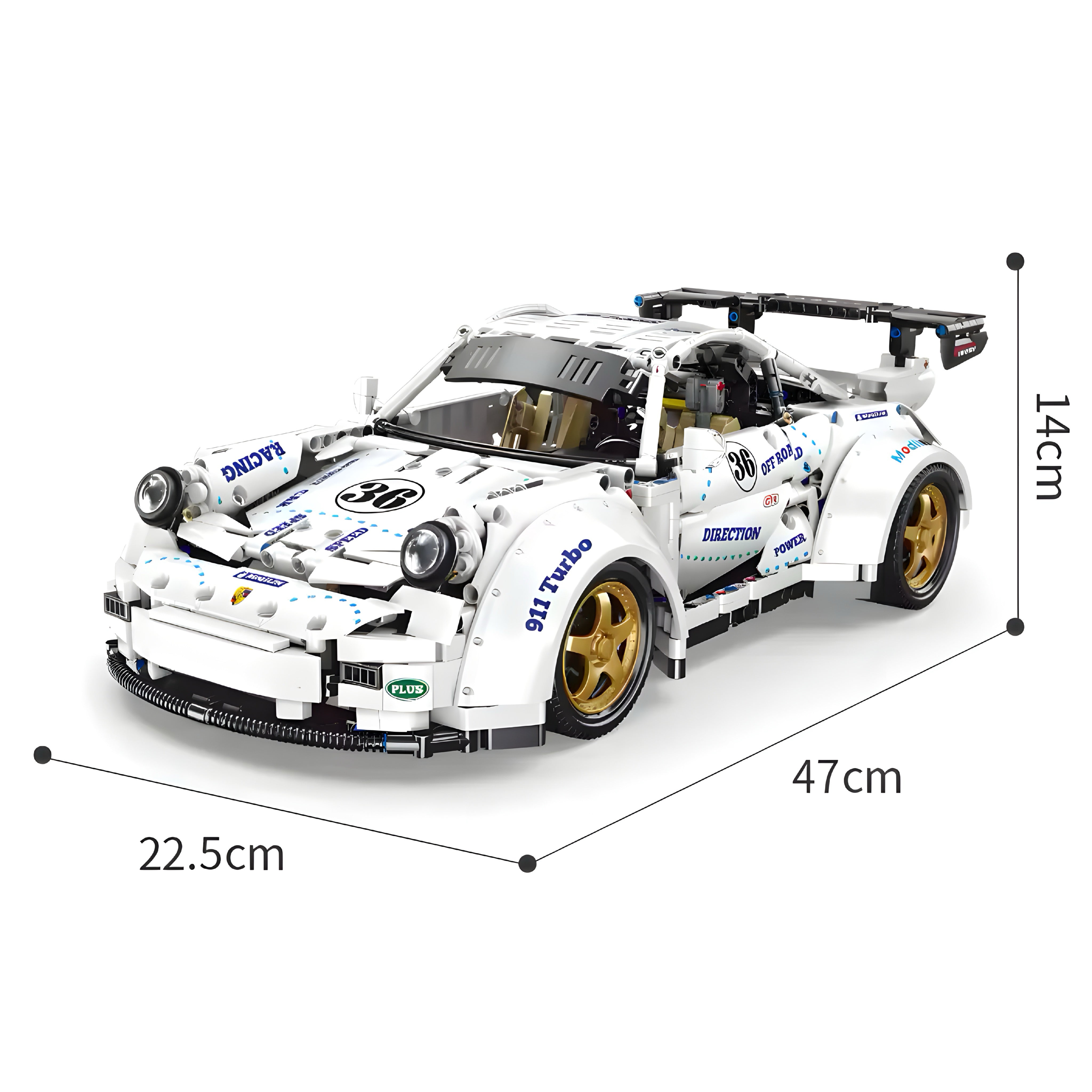 Remote-Controlled GT2 RS Widebody Model | 2126 Pieces