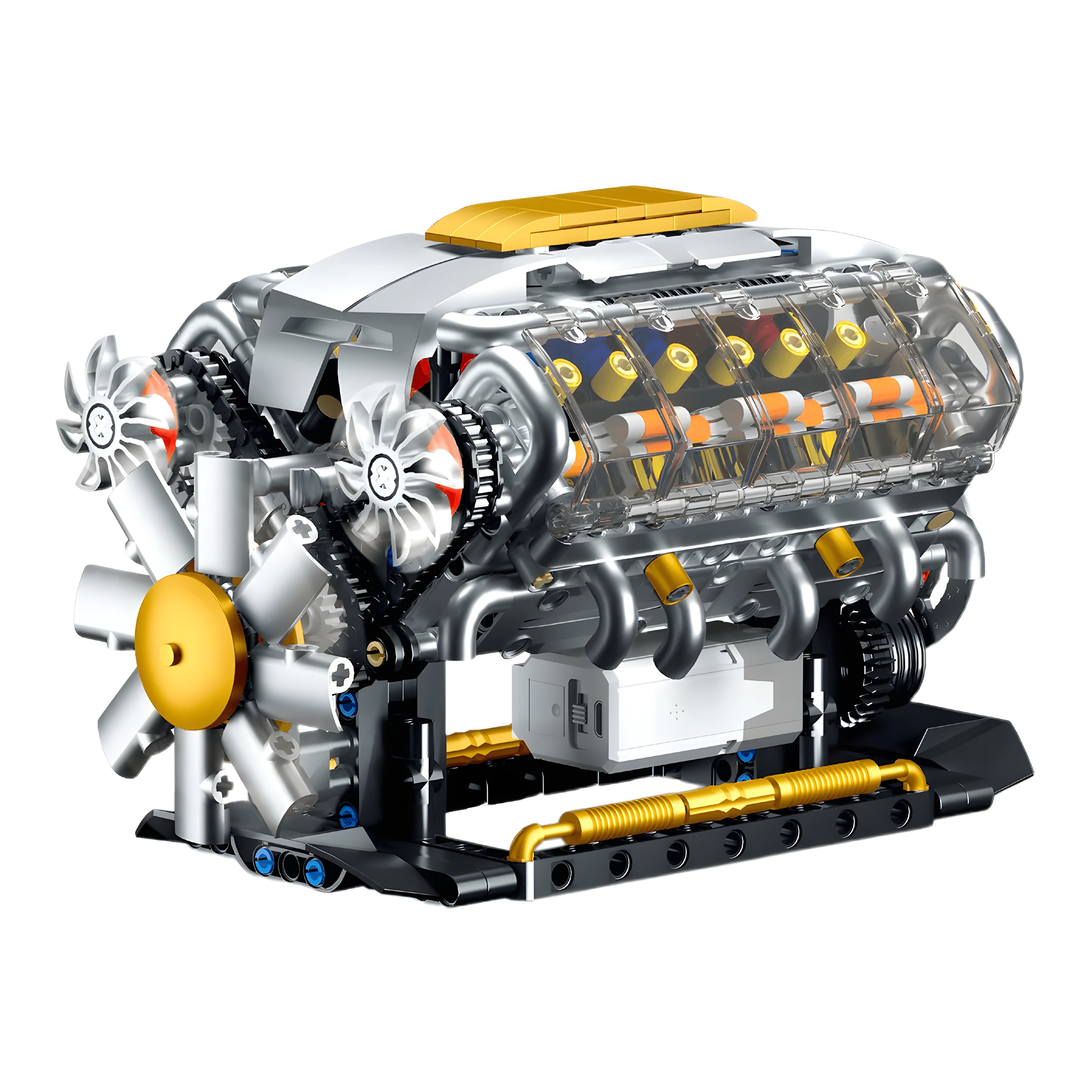 Motorized V8 Engine Model Kit | 692 Pieces