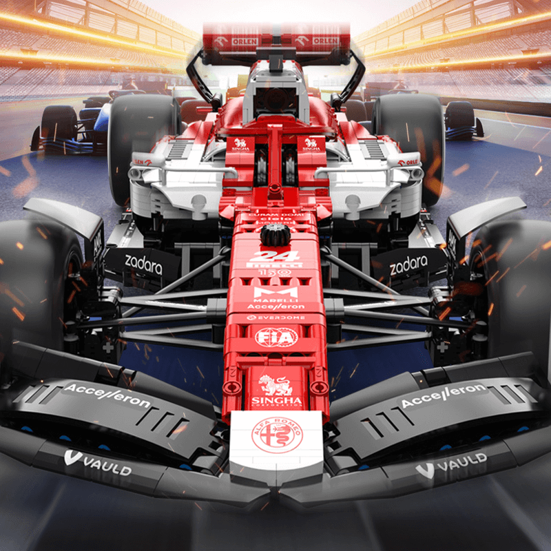 Official 2022 Alfa Romeo F1 Race Car Model - 2305 Pieces