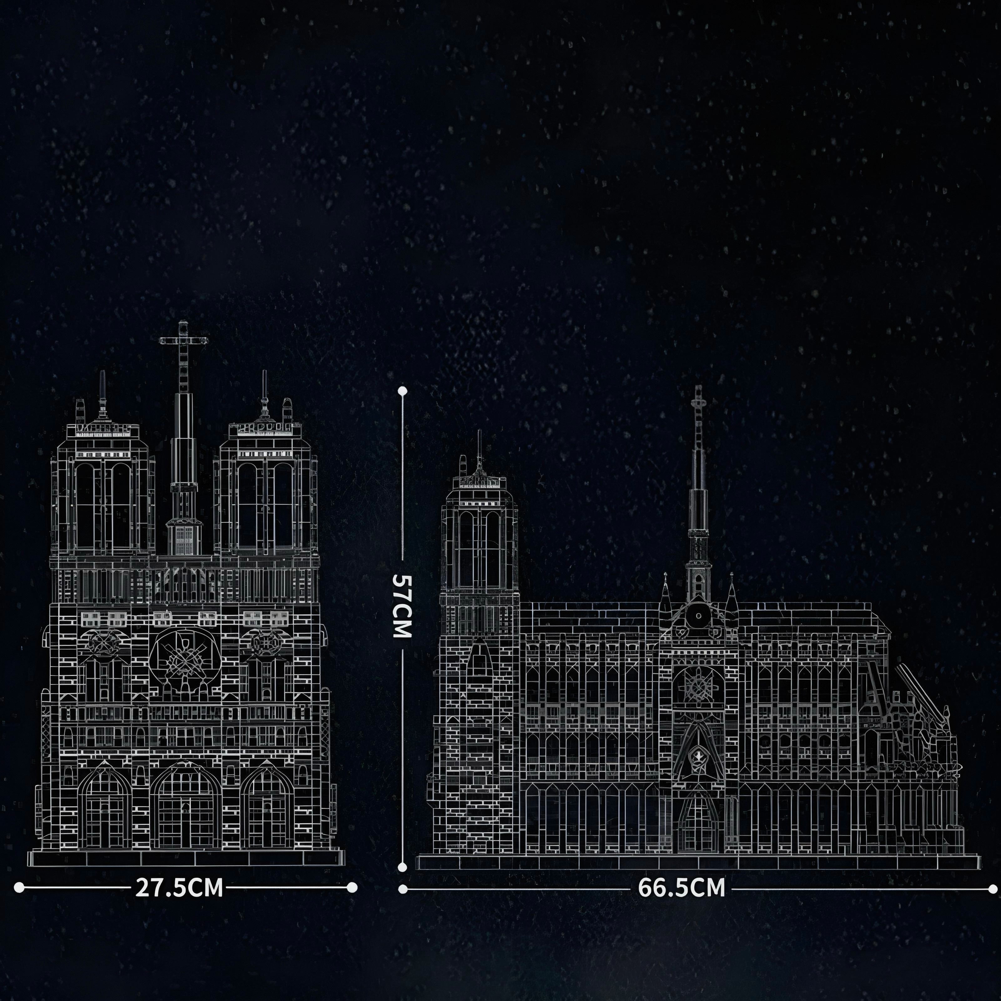 Notre Dame Cathedral | 8867pcs