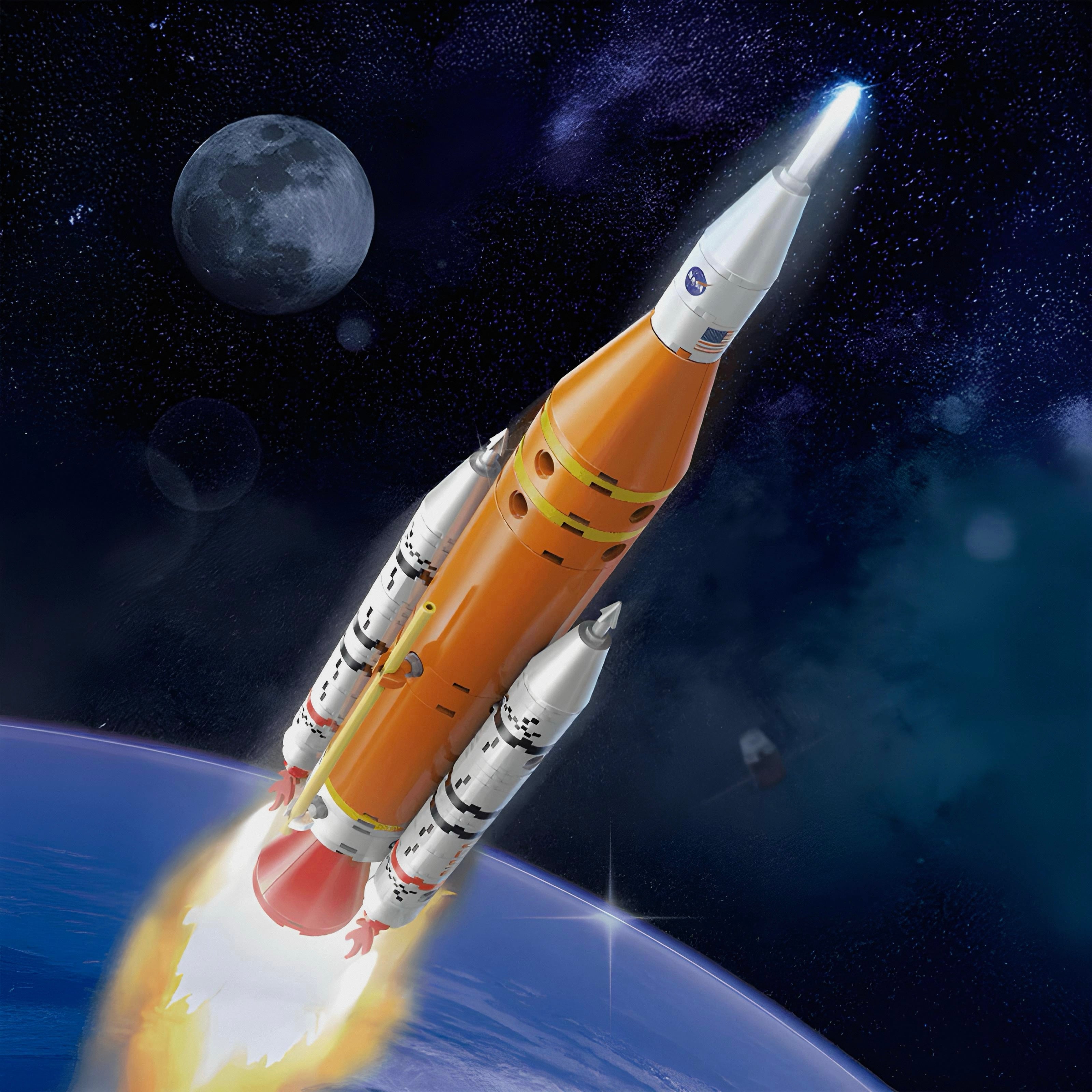SLS Artemis Rocket Model Kit | 658 Pieces