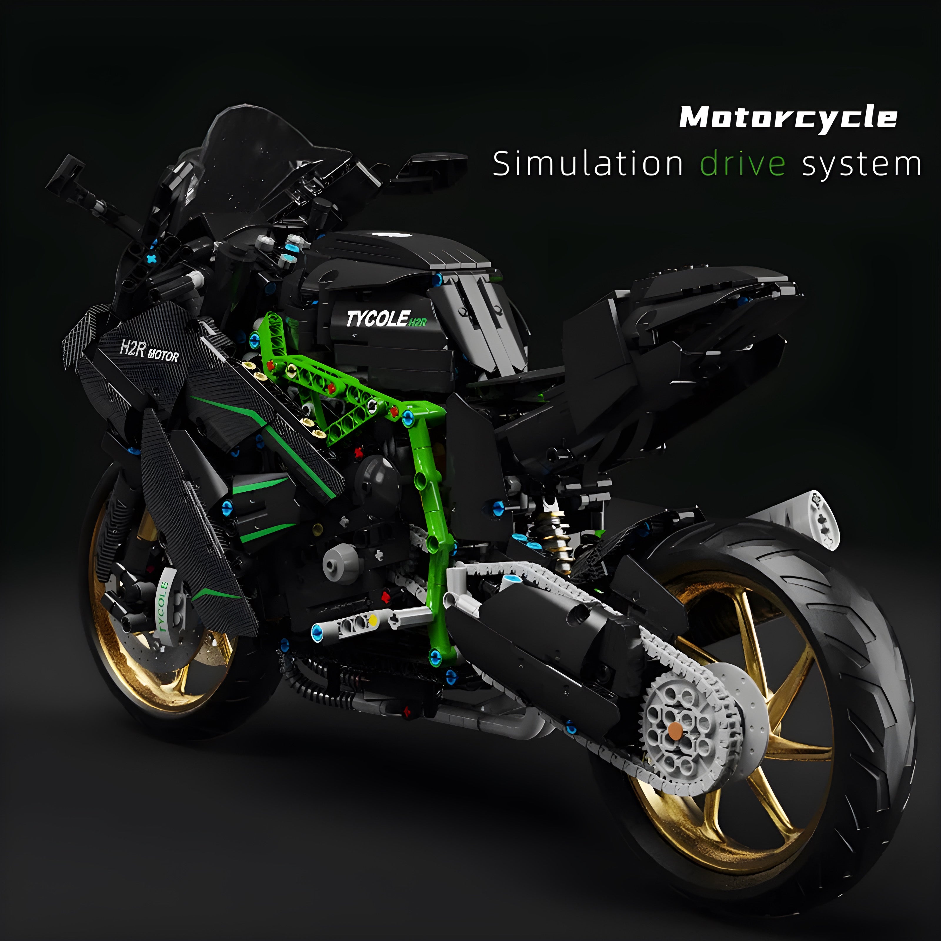 Hurricane H2-R Motorbike | 1808pcs