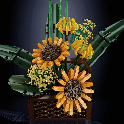 1612-Piece Bird of Paradise and Sunflower Set