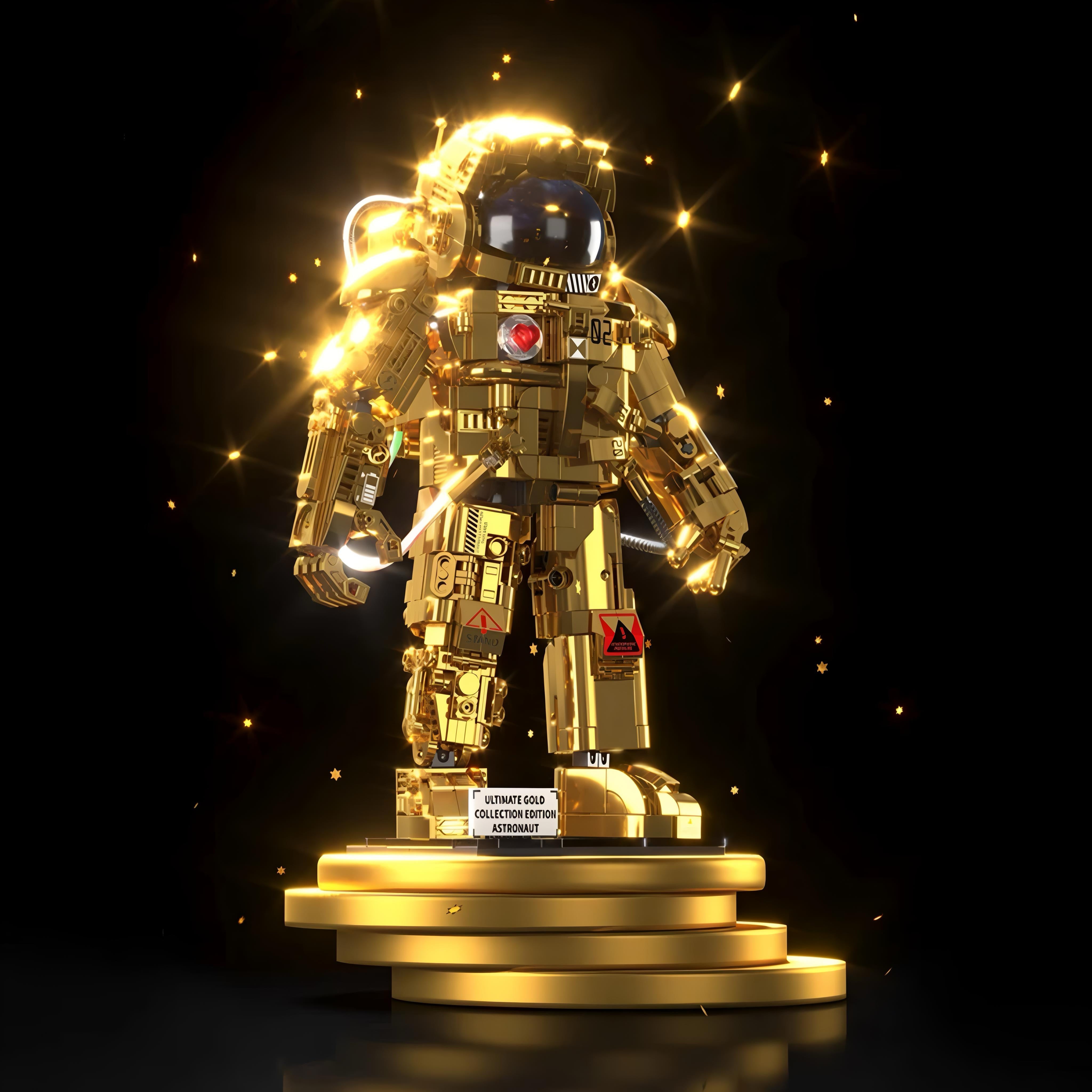 Gold Edition Astronaut Set | 992 Pieces
