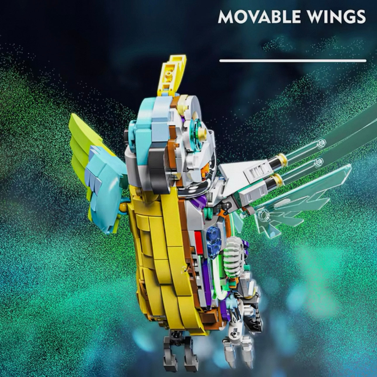 Mechanical Parrot Building Set | 692 Pieces
