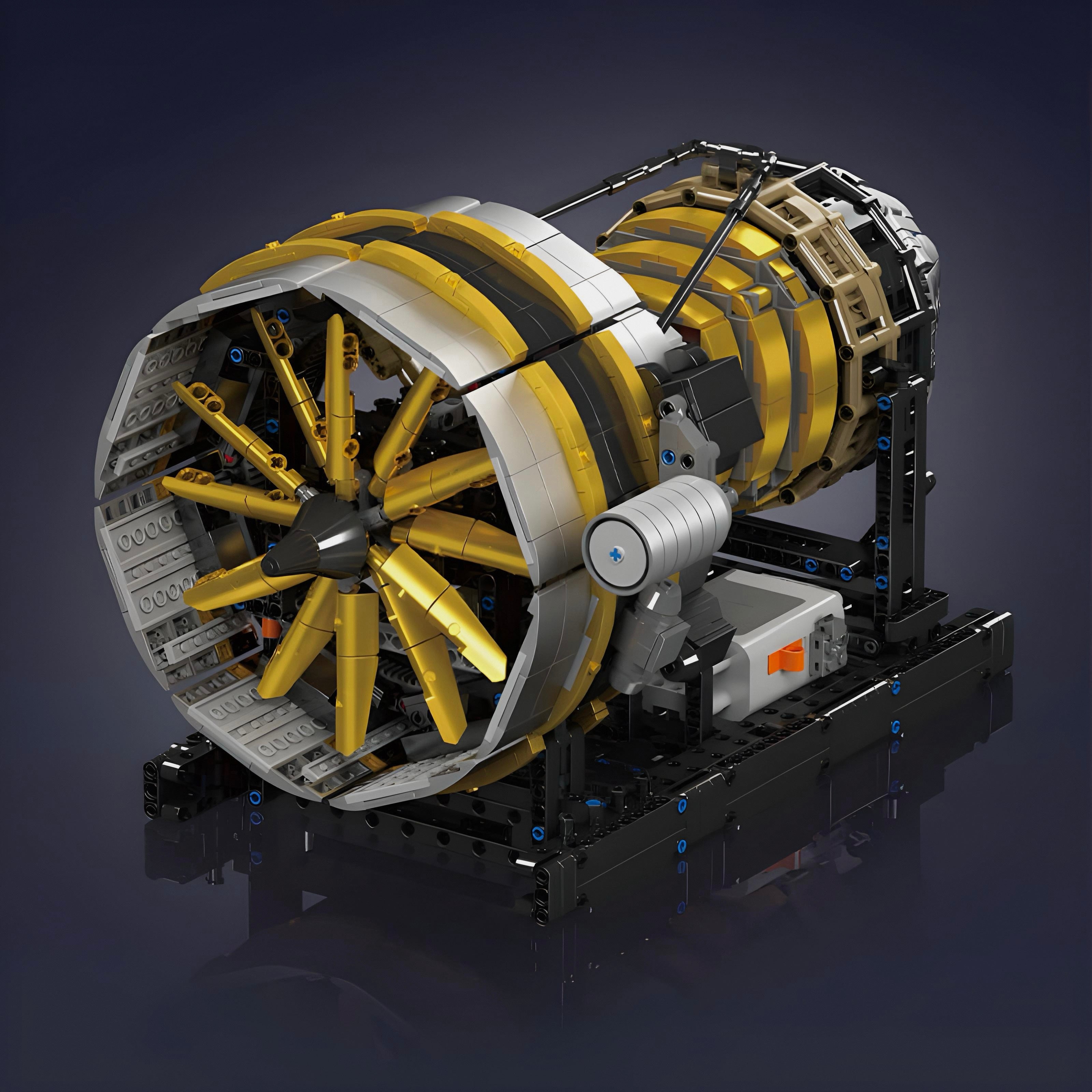 Motorized Turbine Engine Set | 2256 Pieces