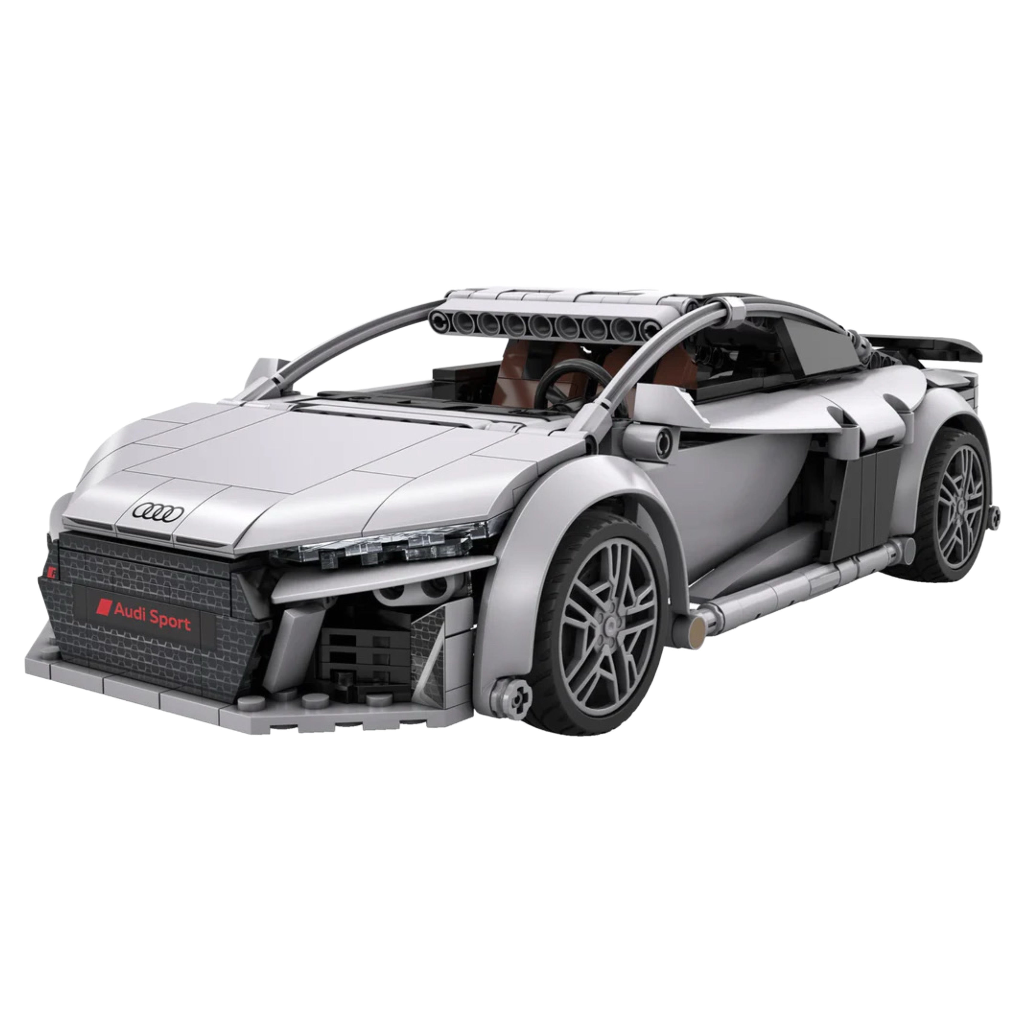 Remote-Controlled Audi R8 Coupe Model Kit | 538 Pieces