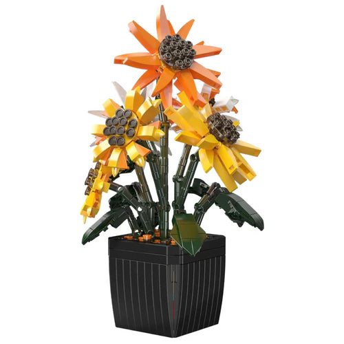 Sunflower Blossom Pot | 858 Pieces