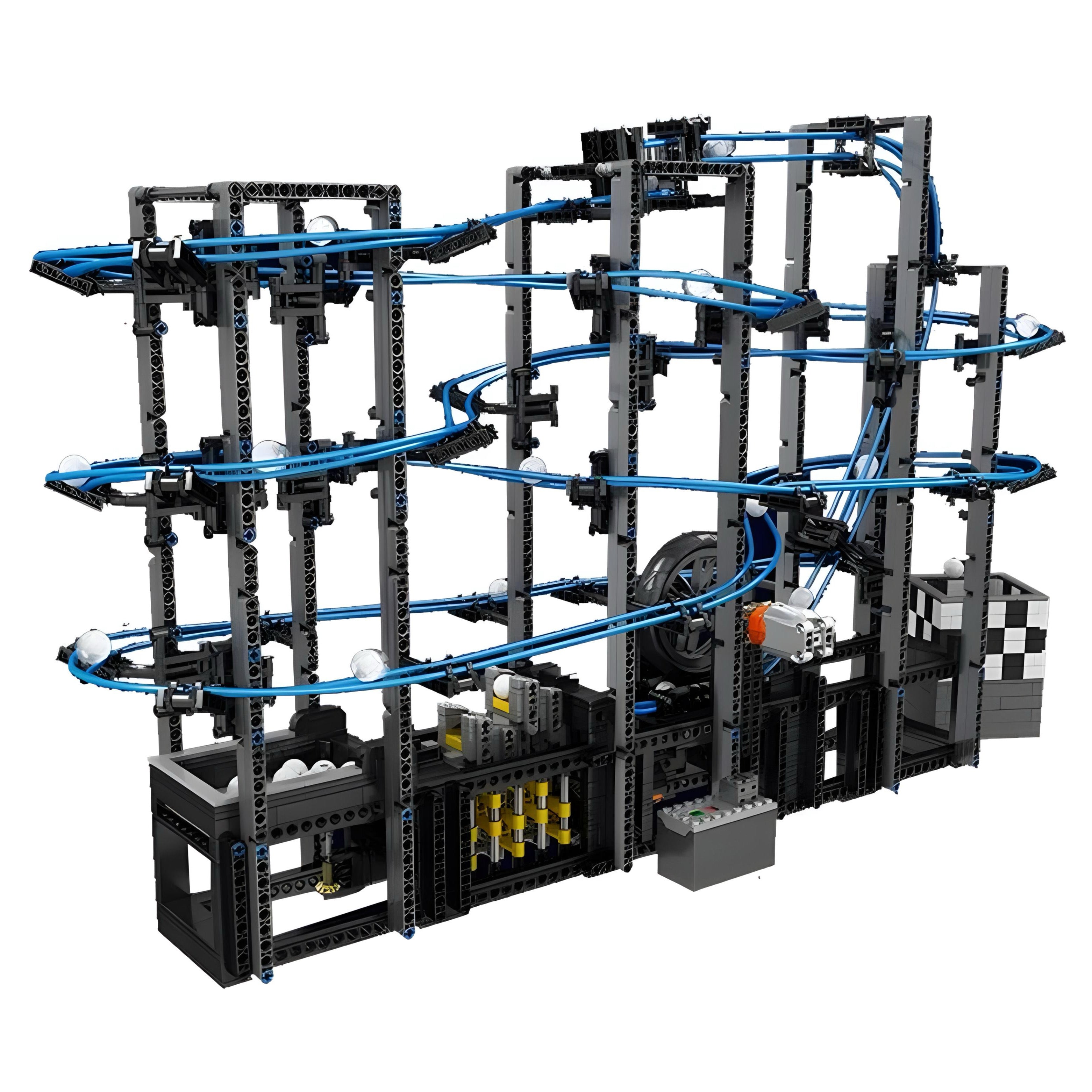 Motorized GBC Marble Run - MOC Building Kit - 2438 Pcs