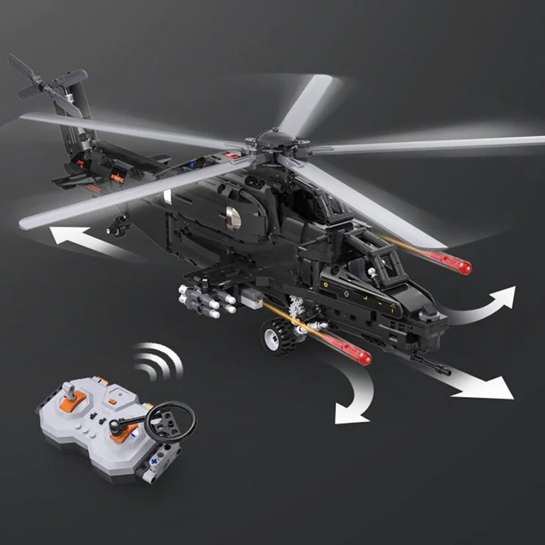 992-Piece Remote-Controlled CAIC Z-10 Helicopter