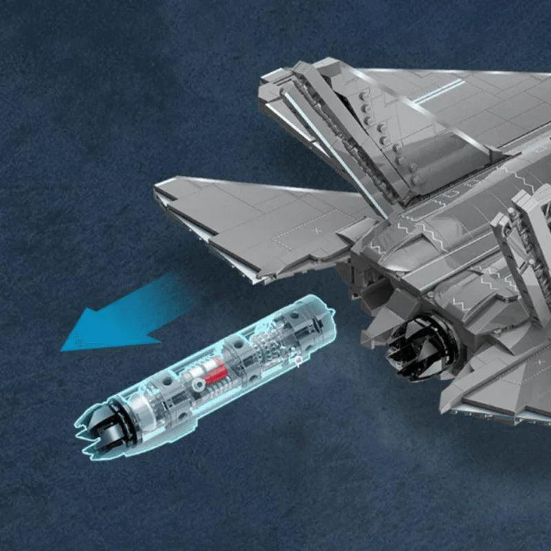 J-35 Stealth Fighter Model Kit | 2635 Pieces