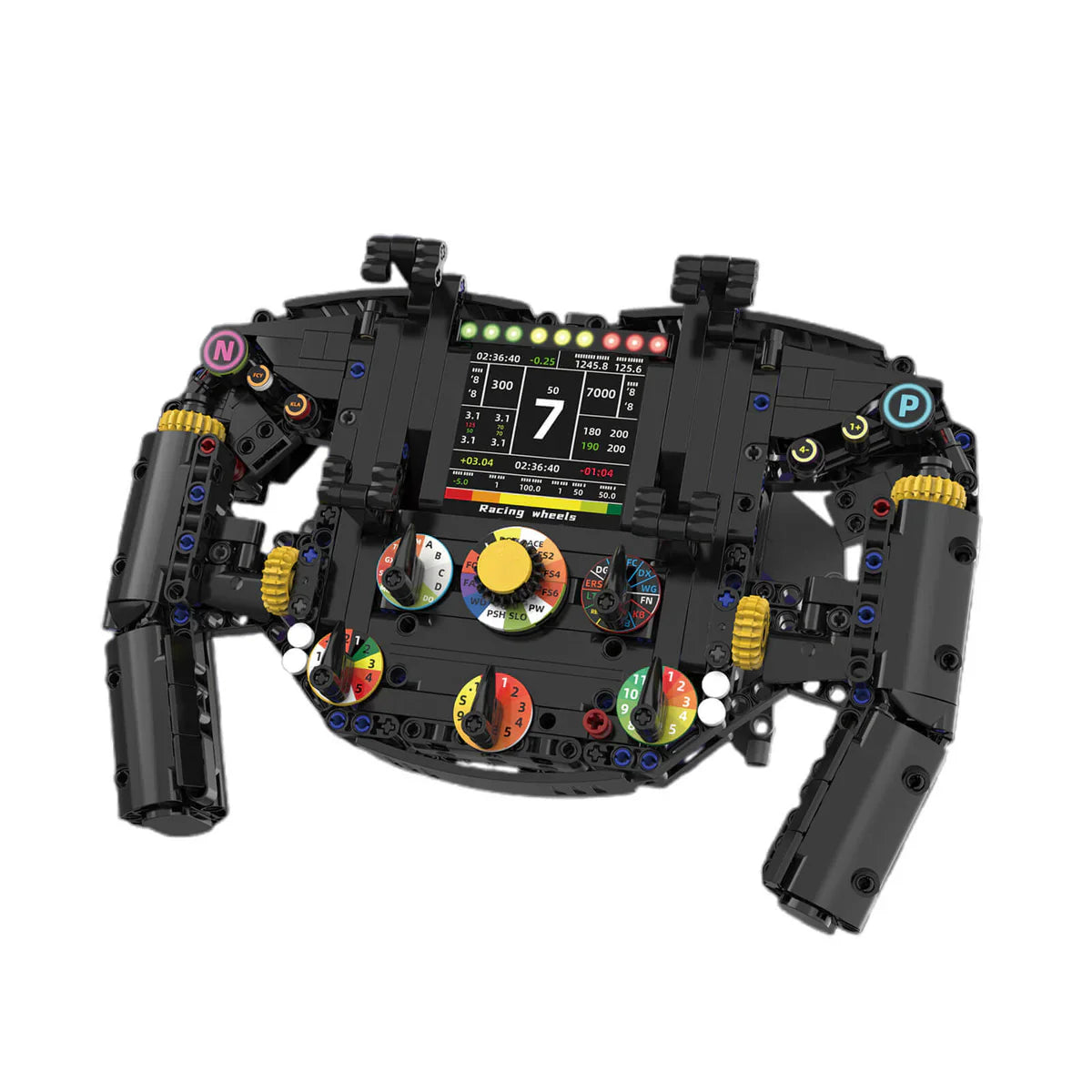 1:1 Scale Grand Prix Steering Wheel - MOC Building Kit - 834 Pcs