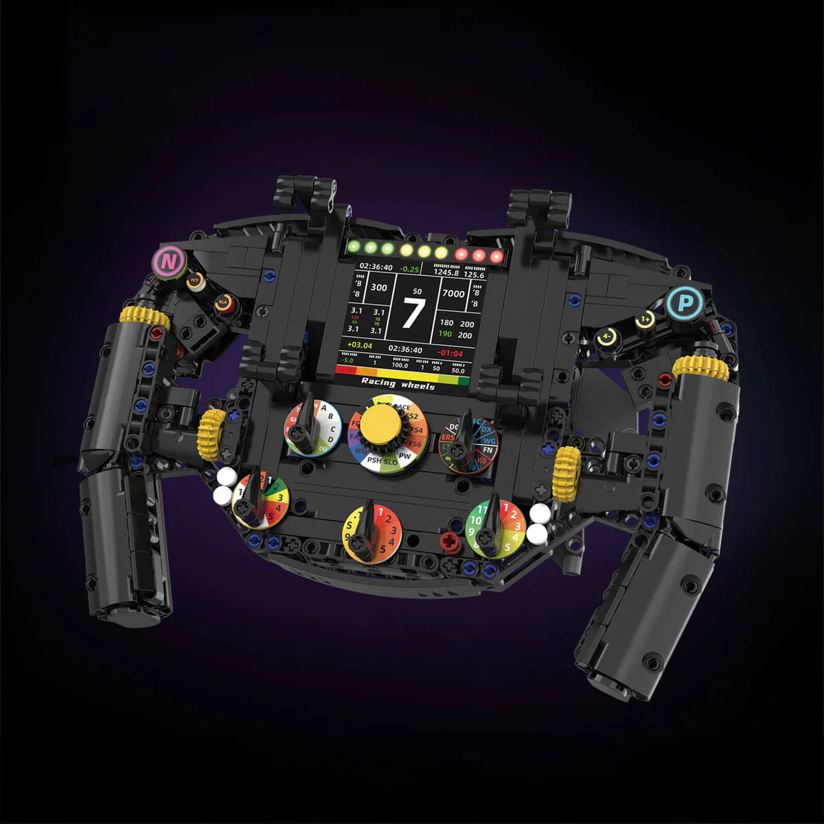 1:1 Scale Grand Prix Steering Wheel - MOC Building Kit - 834 Pcs