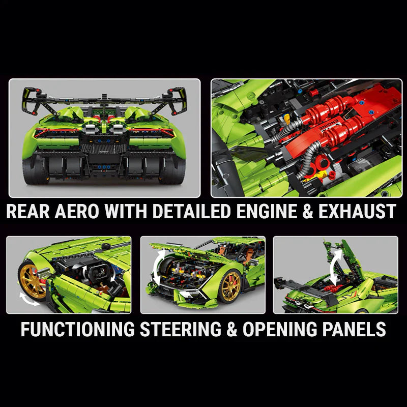 Ultimate Car Model: 6627 Pieces - The Largest Ever!