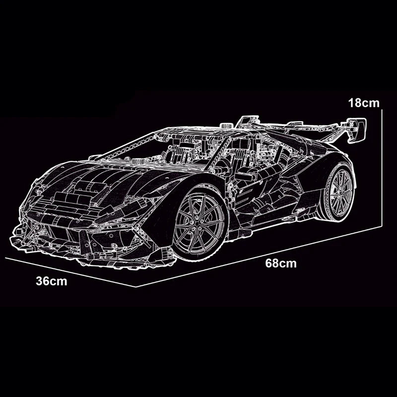 Ultimate Car Model: 6627 Pieces - The Largest Ever!