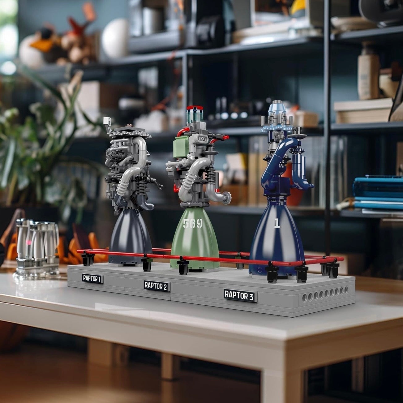 Methalox Rocket Engine Display Set | 496 Pieces