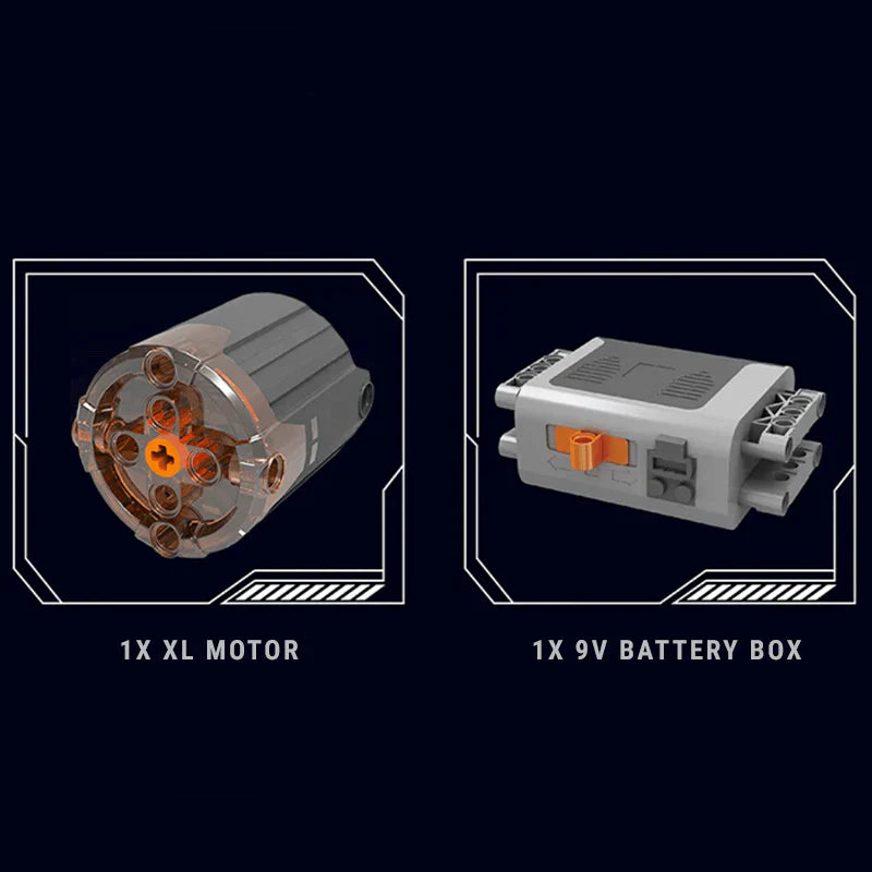 Motorized L4 Gasoline Engine Kit | 1786 Pieces