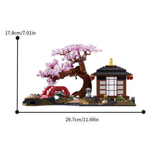 Cherry Blossom Garden Puzzle | 924 Pieces