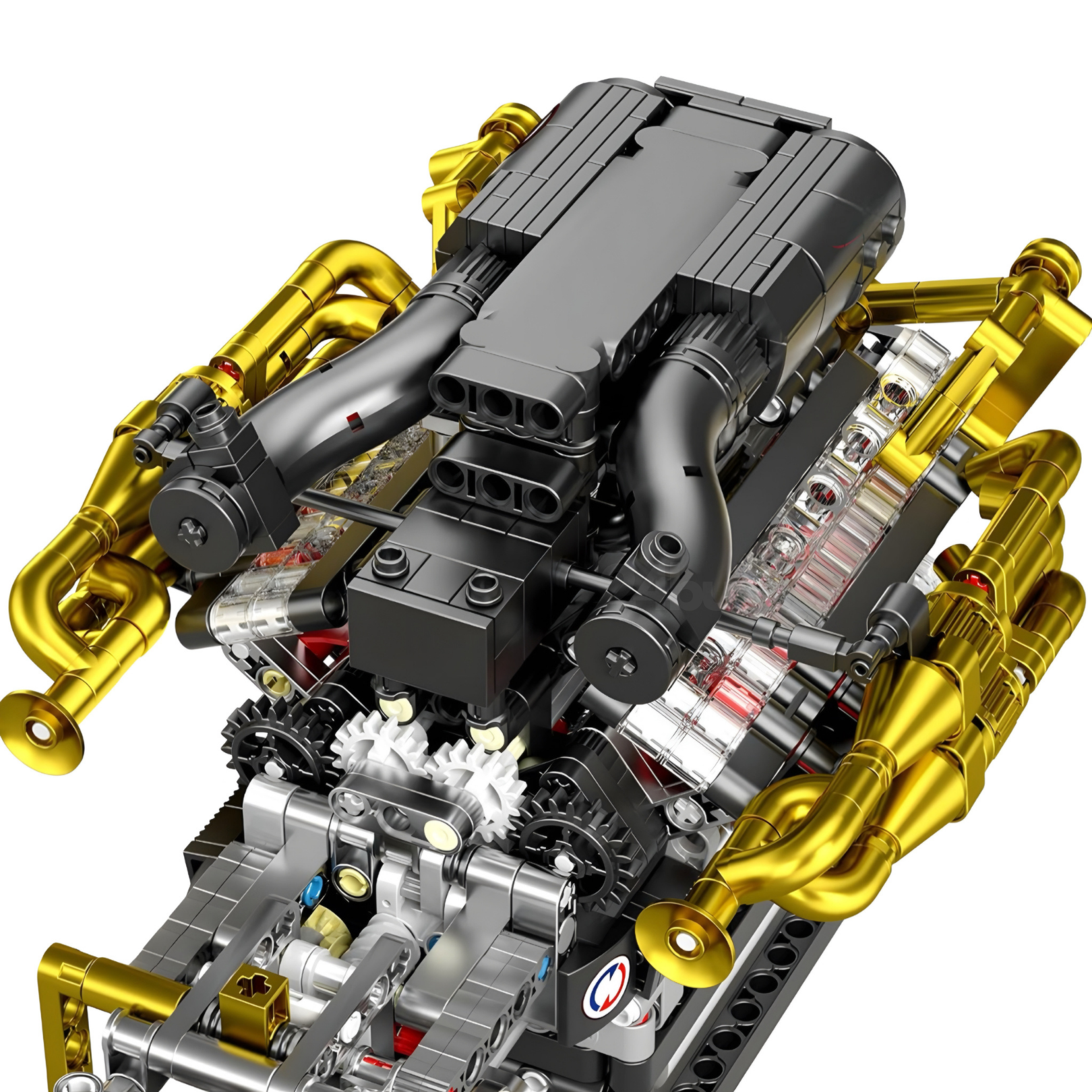 Naturally Aspirated V12 British Engine - MOC Building Kit - 976 Pcs