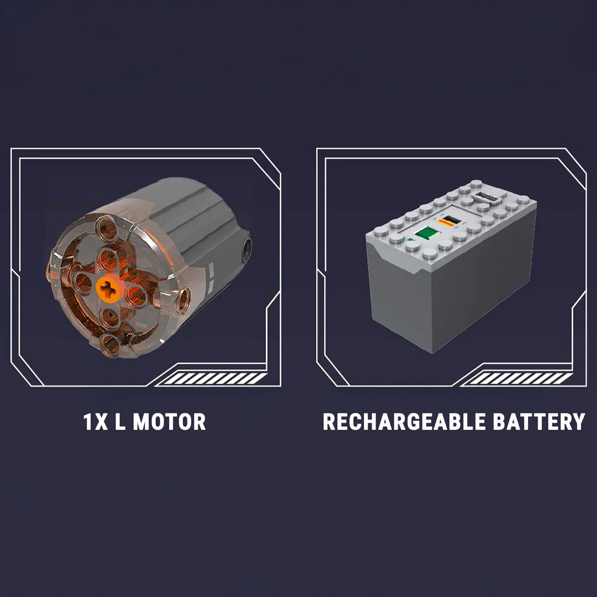 Motorized Flat 6 Engine Model | 2376 Pieces